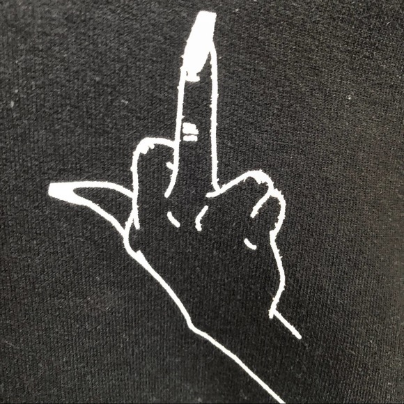 The Bird Black Graphic Hoodie | Small - Picture 3 of 3